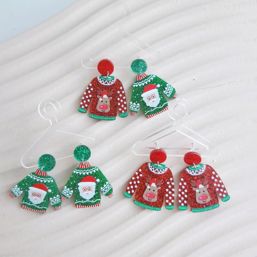 Christmas Sweaters Stud Earrings